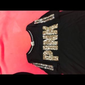 Pink tee in size large